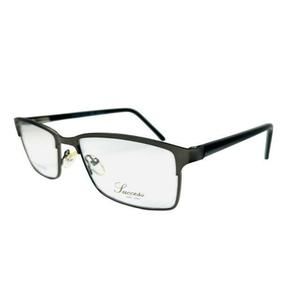 Success SS-387 Pewter & Black Eyeglasses 54/17/145